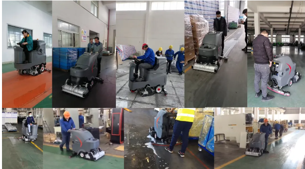 高美洗掃一體機，助力工廠(chǎng)地面高效清潔